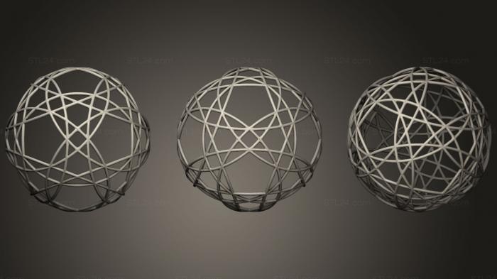 Geometric shapes (Water Memory, SHPGM_0845) 3D models for cnc